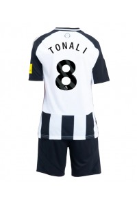 Newcastle United Sandro Tonali #8 Babyklær Hjemme Fotballdrakt til barn 2024-25 Korte ermer (+ Korte bukser)